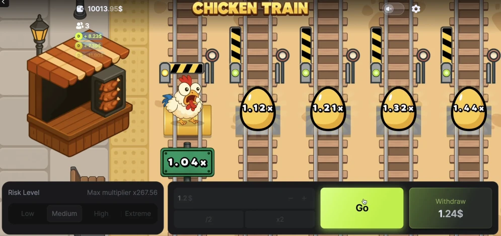 Chicken vs Train Game