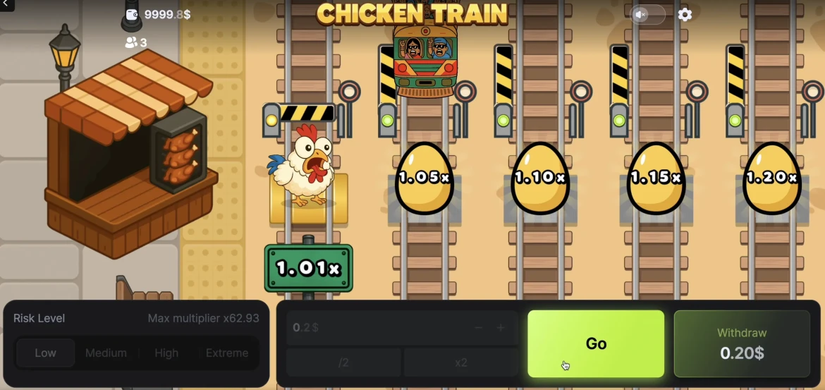 Chicken vs Train