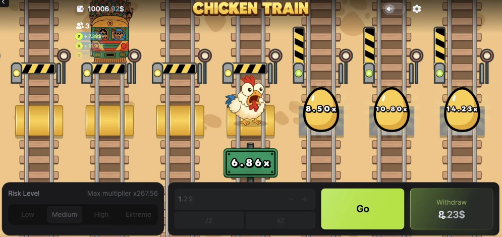 Chicken vs Train demo